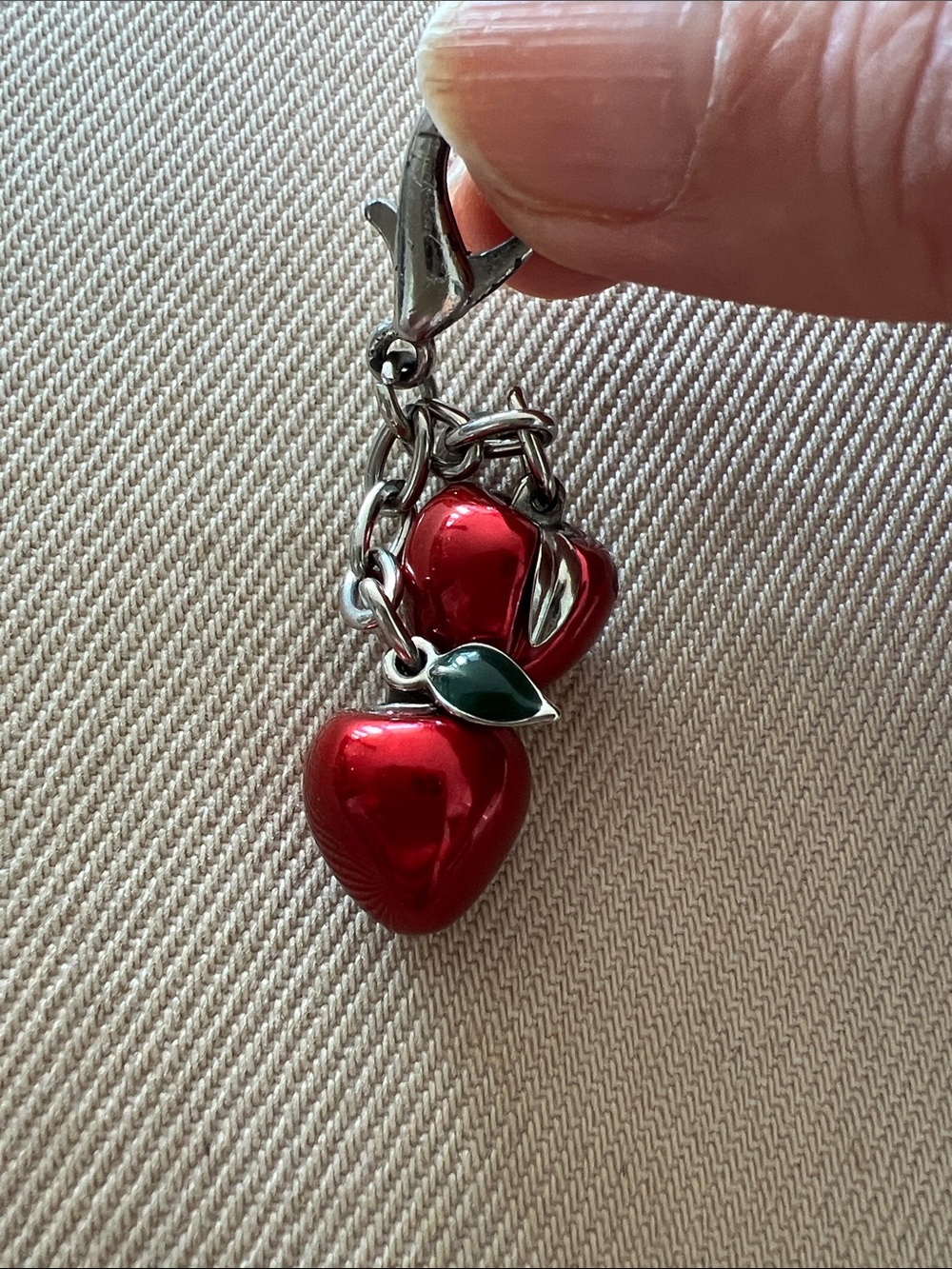 Red Apple Charm 🍎